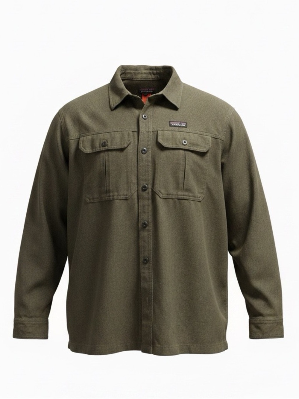 Patagonia Hemp Blend Farrier Olive Green men’s Shirt